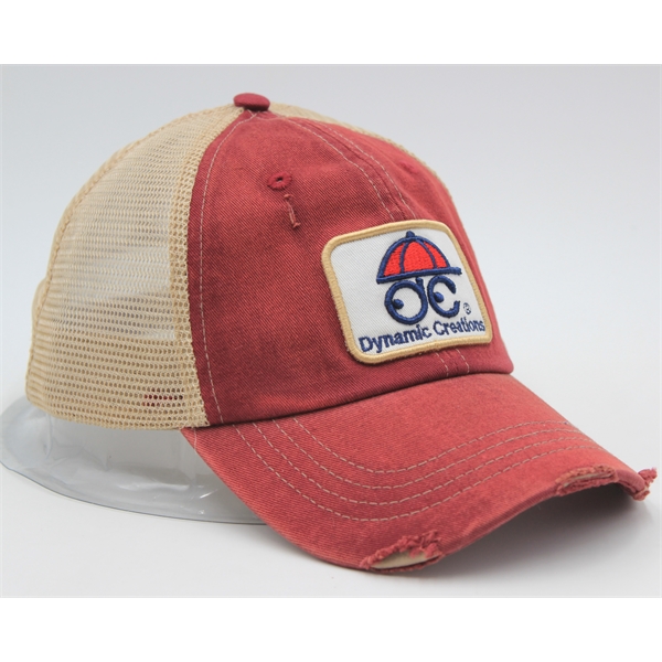 Trucker ca6 Panel Washed Pigment Dyed Soft Mesh Back - Trucker ca6 Panel Washed Pigment Dyed Soft Mesh Back - Image 3 of 11