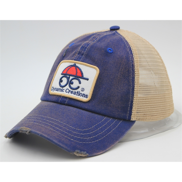 Trucker ca6 Panel Washed Pigment Dyed Soft Mesh Back - Trucker ca6 Panel Washed Pigment Dyed Soft Mesh Back - Image 8 of 11