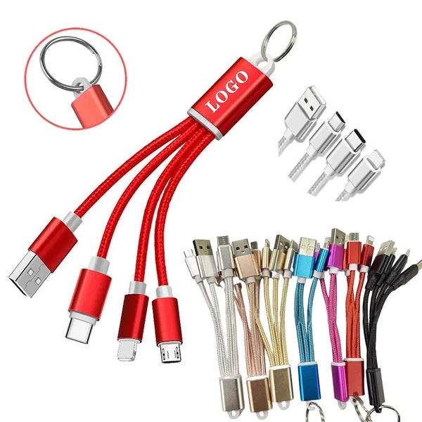 4 In1 Micro Usb/Type C Cable - 4 In1 Micro Usb/Type C Cable - Image 0 of 3
