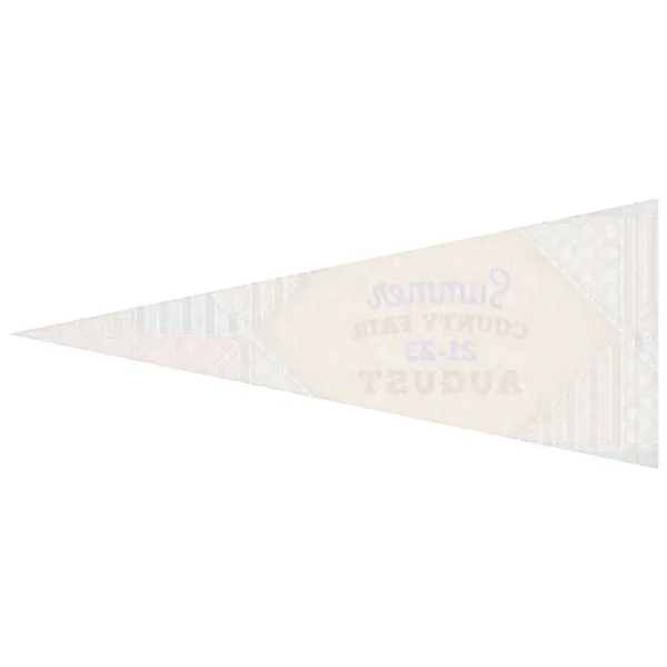 5" x 12" Custom Printed Soft Felt Pennant - 5" x 12" Custom Printed Soft Felt Pennant - Image 1 of 9
