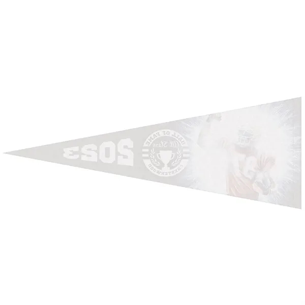 9" x 24" Custom Printed Soft Felt Pennant - 9" x 24" Custom Printed Soft Felt Pennant - Image 1 of 9