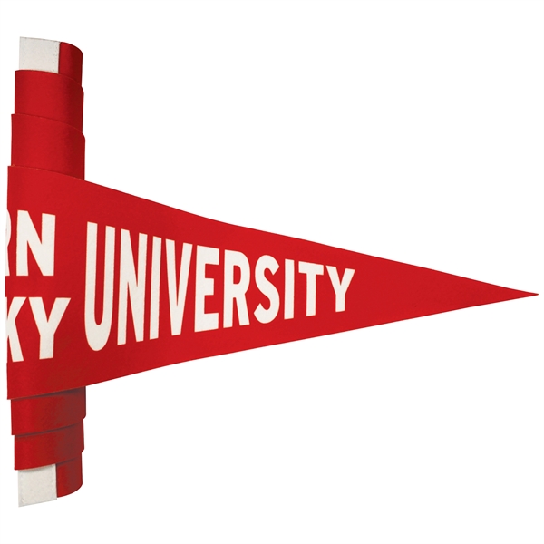 12" x 30" Custom Printed Soft Felt Pennant - 12" x 30" Custom Printed Soft Felt Pennant - Image 6 of 9