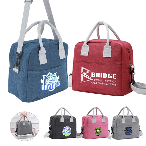 Large Aluminum Foil Thickened Insulation Cooler lunch Bag - Large Aluminum Foil Thickened Insulation Cooler lunch Bag - Image 0 of 8