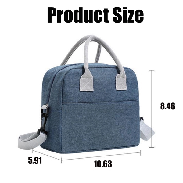 Large Aluminum Foil Thickened Insulation Cooler lunch Bag - Large Aluminum Foil Thickened Insulation Cooler lunch Bag - Image 1 of 8