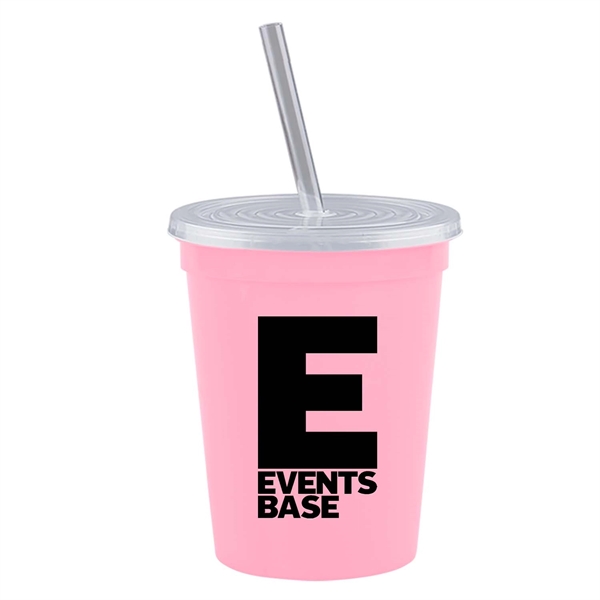 16 oz. Stadium Cup with Lid & Straw - 16 oz. Stadium Cup with Lid & Straw - Image 3 of 41