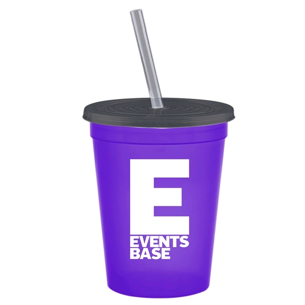 16 oz. Stadium Cup with Lid & Straw - 16 oz. Stadium Cup with Lid & Straw - Image 9 of 41