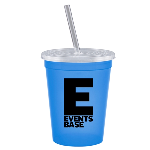 16 oz. Stadium Cup with Lid & Straw - 16 oz. Stadium Cup with Lid & Straw - Image 10 of 41