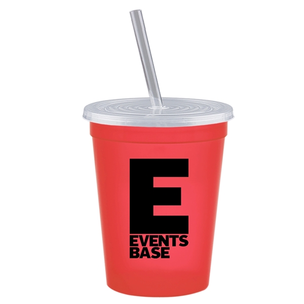 16 oz. Stadium Cup with Lid & Straw - 16 oz. Stadium Cup with Lid & Straw - Image 11 of 41