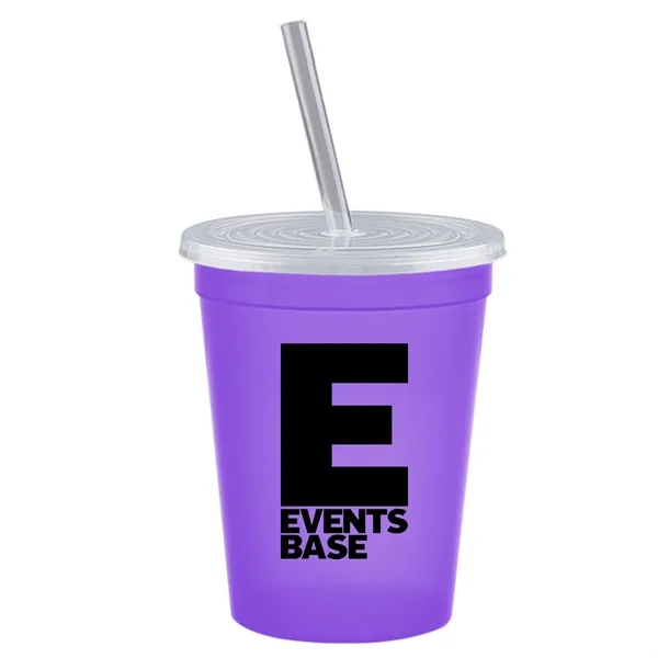 16 oz. Stadium Cup with Lid & Straw - 16 oz. Stadium Cup with Lid & Straw - Image 13 of 41
