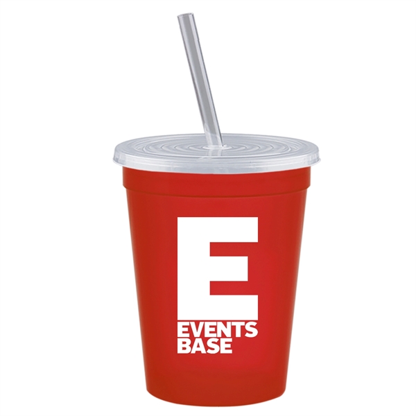 16 oz. Stadium Cup with Lid & Straw - 16 oz. Stadium Cup with Lid & Straw - Image 20 of 41