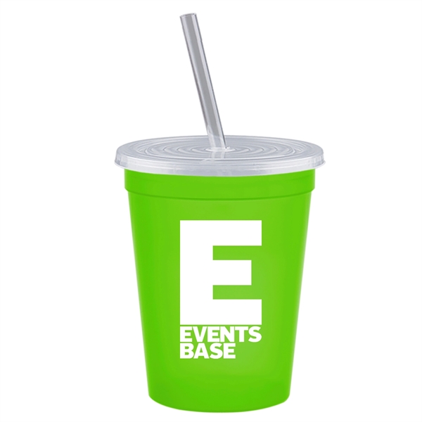 16 oz. Stadium Cup with Lid & Straw - 16 oz. Stadium Cup with Lid & Straw - Image 23 of 41