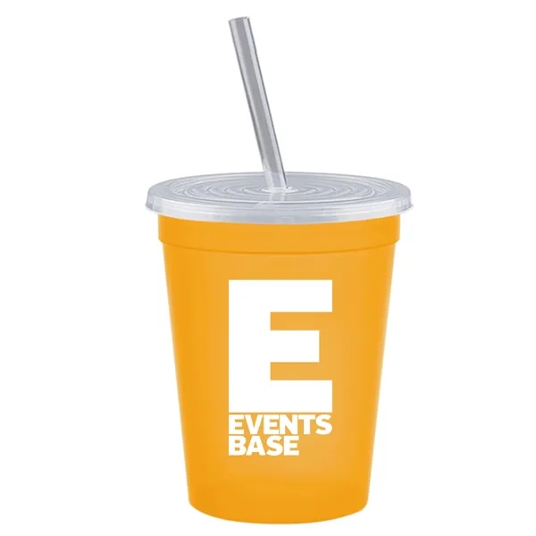 16 oz. Stadium Cup with Lid & Straw - 16 oz. Stadium Cup with Lid & Straw - Image 24 of 41