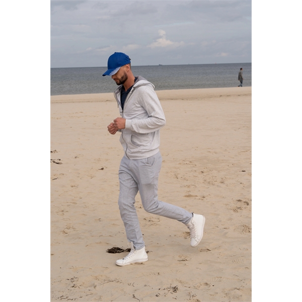 Breathable Poly Twill Cap with Peak Flash Print - Breathable Poly Twill Cap with Peak Flash Print - Image 2 of 5