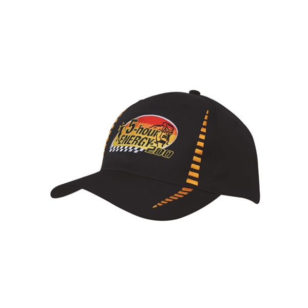 Breathable Poly Twill Cap with Small Check Patterning - Breathable Poly Twill Cap with Small Check Patterning - Image 0 of 0
