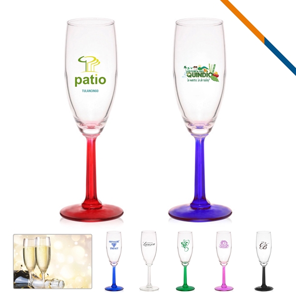 Libbey Salo Champagne Flutes - 6 OZ. - Libbey Salo Champagne Flutes - 6 OZ. - Image 0 of 9