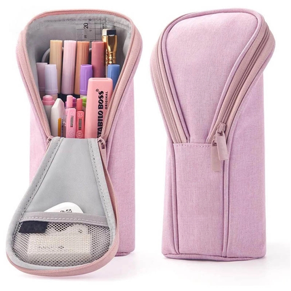 Standing Pencil Case Large Capacity Pen Bag - Standing Pencil Case Large Capacity Pen Bag - Image 2 of 4