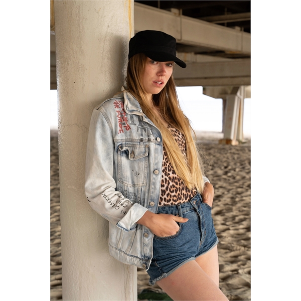 Sports Twill Military Cap - Sports Twill Military Cap - Image 4 of 10