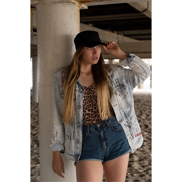 Sports Twill Military Cap - Sports Twill Military Cap - Image 10 of 10