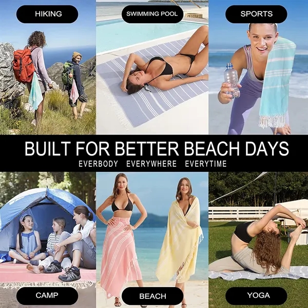 Swim Towel/Beach Towel/Quick Dry Sand Blanket - Swim Towel/Beach Towel/Quick Dry Sand Blanket - Image 1 of 4