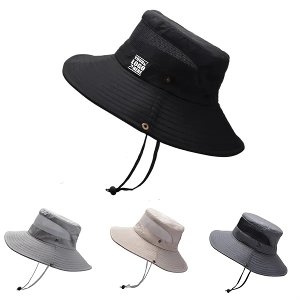 Wide Brim Sun Bucket Hats with UV Protection for Hiking - Wide Brim Sun Bucket Hats with UV Protection for Hiking - Image 0 of 1
