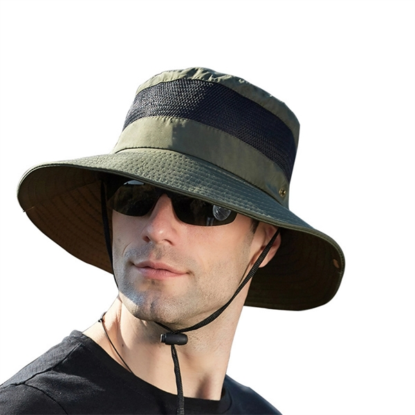 Wide Brim Sun Bucket Hats with UV Protection for Hiking - Wide Brim Sun Bucket Hats with UV Protection for Hiking - Image 1 of 1