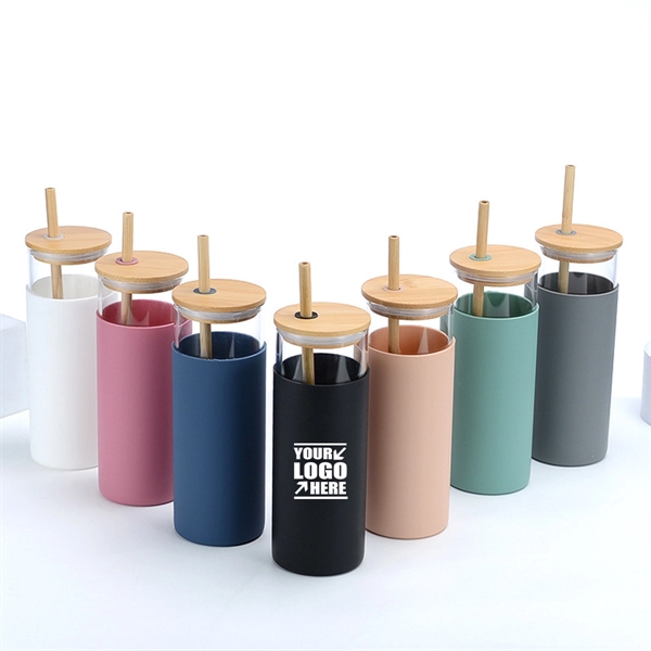 17OZ Protective Tumbler Glass Water Bottle - 17OZ Protective Tumbler Glass Water Bottle - Image 0 of 3