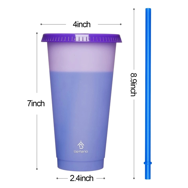 Color Changing Cup With Straw - Color Changing Cup With Straw - Image 2 of 2