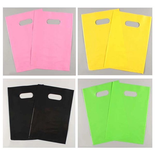 Die Cut Plastic Retail Merchandise Bag - Die Cut Plastic Retail Merchandise Bag - Image 3 of 5