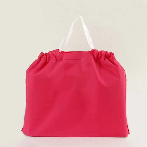 Plastic Drawstring Retail Merchandise Garment Bag - Plastic Drawstring Retail Merchandise Garment Bag - Image 6 of 6