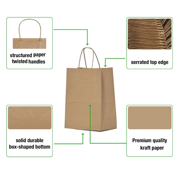 Kraft Paper Gift Wrapping Bag - Kraft Paper Gift Wrapping Bag - Image 3 of 3