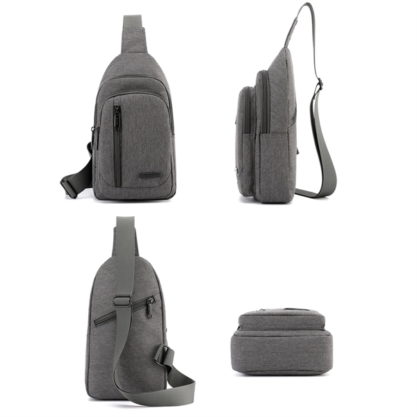 Oxford Sling Backpack Crossbody Chest Shoulder Bag - Oxford Sling Backpack Crossbody Chest Shoulder Bag - Image 1 of 6