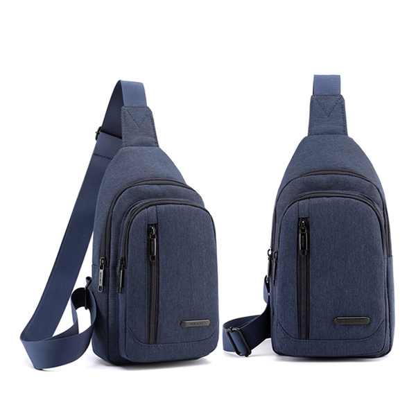 Oxford Sling Backpack Crossbody Chest Shoulder Bag - Oxford Sling Backpack Crossbody Chest Shoulder Bag - Image 4 of 6