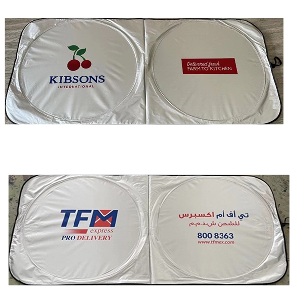 Custom Durable Car Windshield Sun Shade Visor - Custom Durable Car Windshield Sun Shade Visor - Image 5 of 5