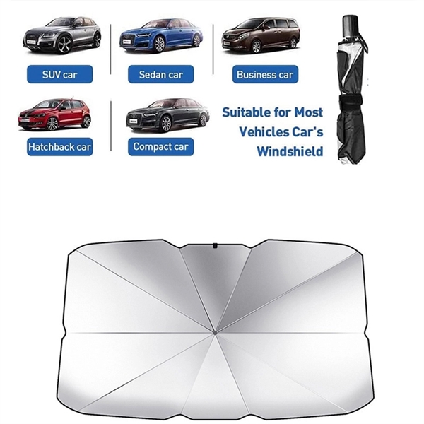Foldable Car Windshield Sun Shade Umbrella - Foldable Car Windshield Sun Shade Umbrella - Image 5 of 5