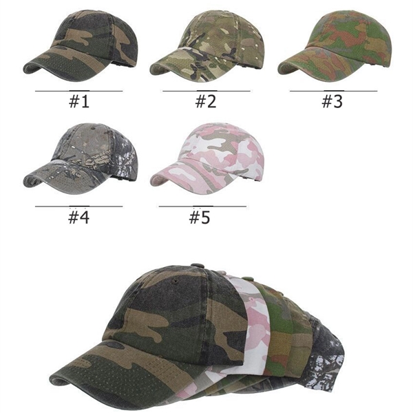 Camo Stone Washed Cap - Camo Stone Washed Cap - Image 2 of 5