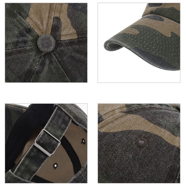 Camo Stone Washed Cap - Camo Stone Washed Cap - Image 1 of 5