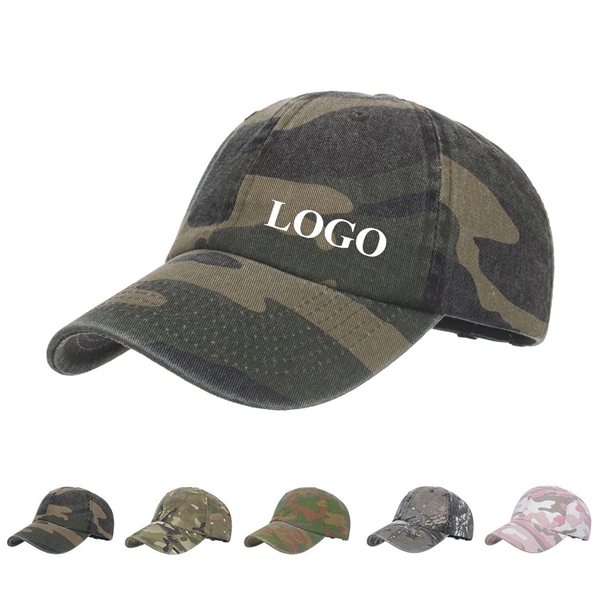 Camo Stone Washed Cap - Camo Stone Washed Cap - Image 0 of 5