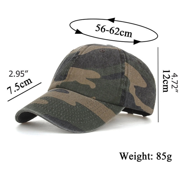 Camo Stone Washed Cap - Camo Stone Washed Cap - Image 3 of 5