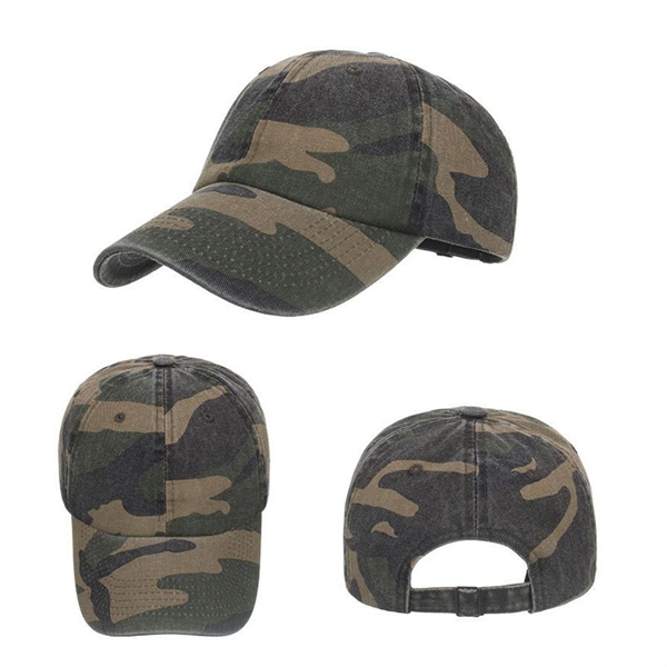 Camo Stone Washed Cap - Camo Stone Washed Cap - Image 5 of 5