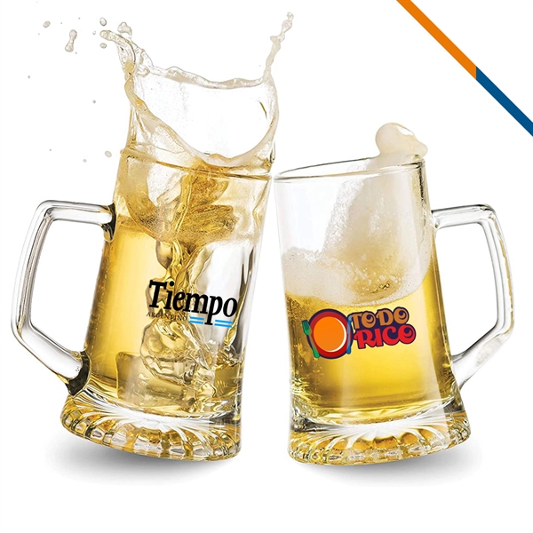 Anthea Glass Beer Mugs - 25 OZ. - Anthea Glass Beer Mugs - 25 OZ. - Image 1 of 9