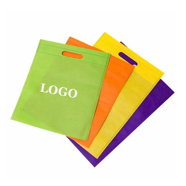 Non-woven Die Cut Reusable Shopping Tote Grocery Bag - Non-woven Die Cut Reusable Shopping Tote Grocery Bag - Image 6 of 7
