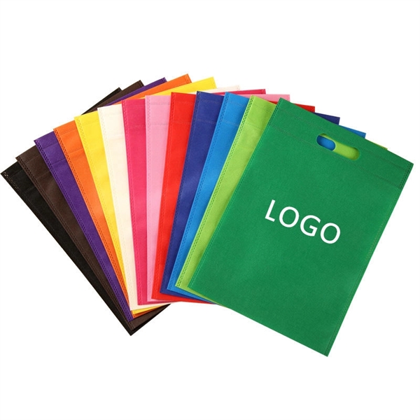 Non-woven Die Cut Reusable Shopping Tote Grocery Bag - Non-woven Die Cut Reusable Shopping Tote Grocery Bag - Image 7 of 7