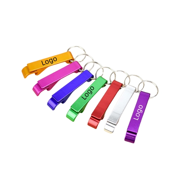 Multifunctional Aluminum Alloy Beer Keychain Bottle Opener - Multifunctional Aluminum Alloy Beer Keychain Bottle Opener - Image 0 of 2