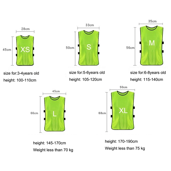 MOQ20 Children Football Training vest bibs - MOQ20 Children Football Training vest bibs - Image 1 of 2