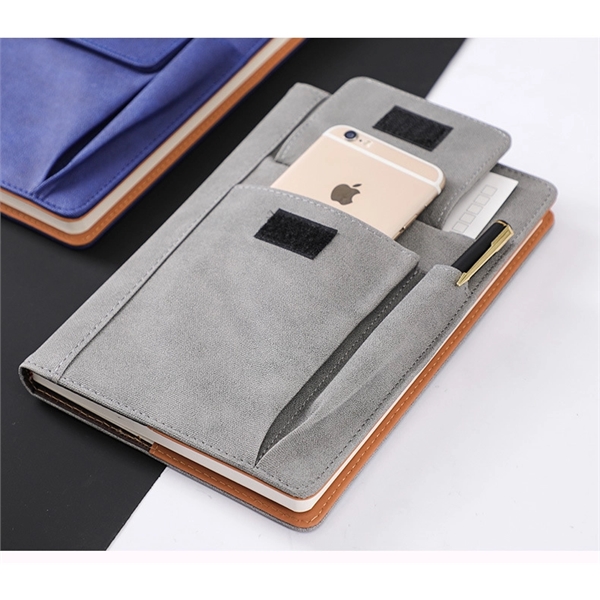 Multi-Function Business A5 Notebook With Phone Pocket - Multi-Function Business A5 Notebook With Phone Pocket - Image 3 of 6