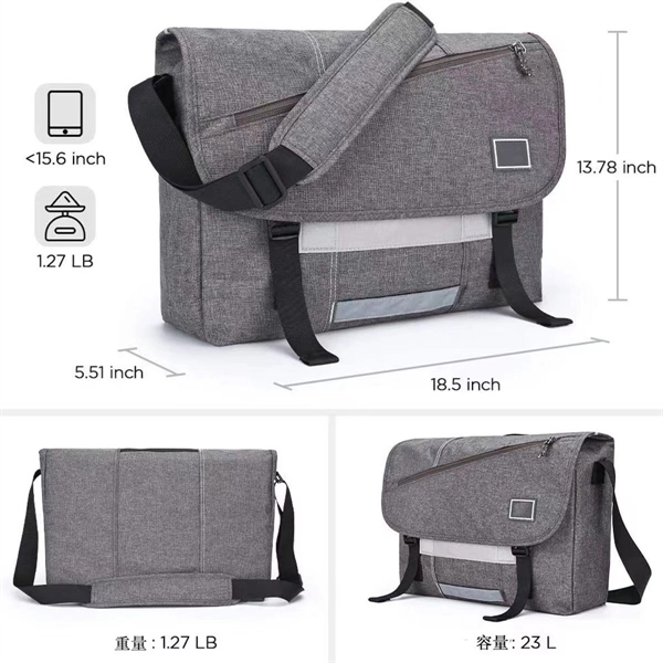 Vintage Canvas Messenger Crossbody Shoulder Bag - Vintage Canvas Messenger Crossbody Shoulder Bag - Image 0 of 3