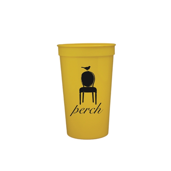 22oz. Yellow Stadium Cups - 22oz. Yellow Stadium Cups - Image 0 of 1