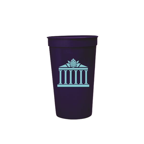 22oz. Purple Stadium Cups - 22oz. Purple Stadium Cups - Image 0 of 1
