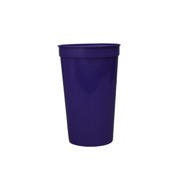 22oz. Purple Stadium Cups - 22oz. Purple Stadium Cups - Image 1 of 1