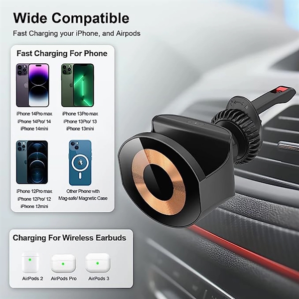 2 In 1 Magnetic Car Charger - 2 In 1 Magnetic Car Charger - Image 2 of 4